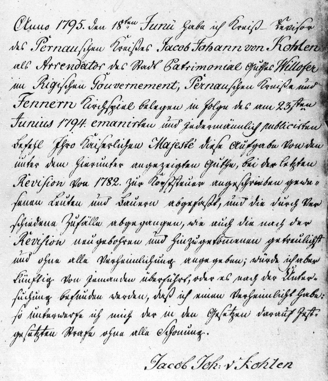 Viluvere hingeloend 1795